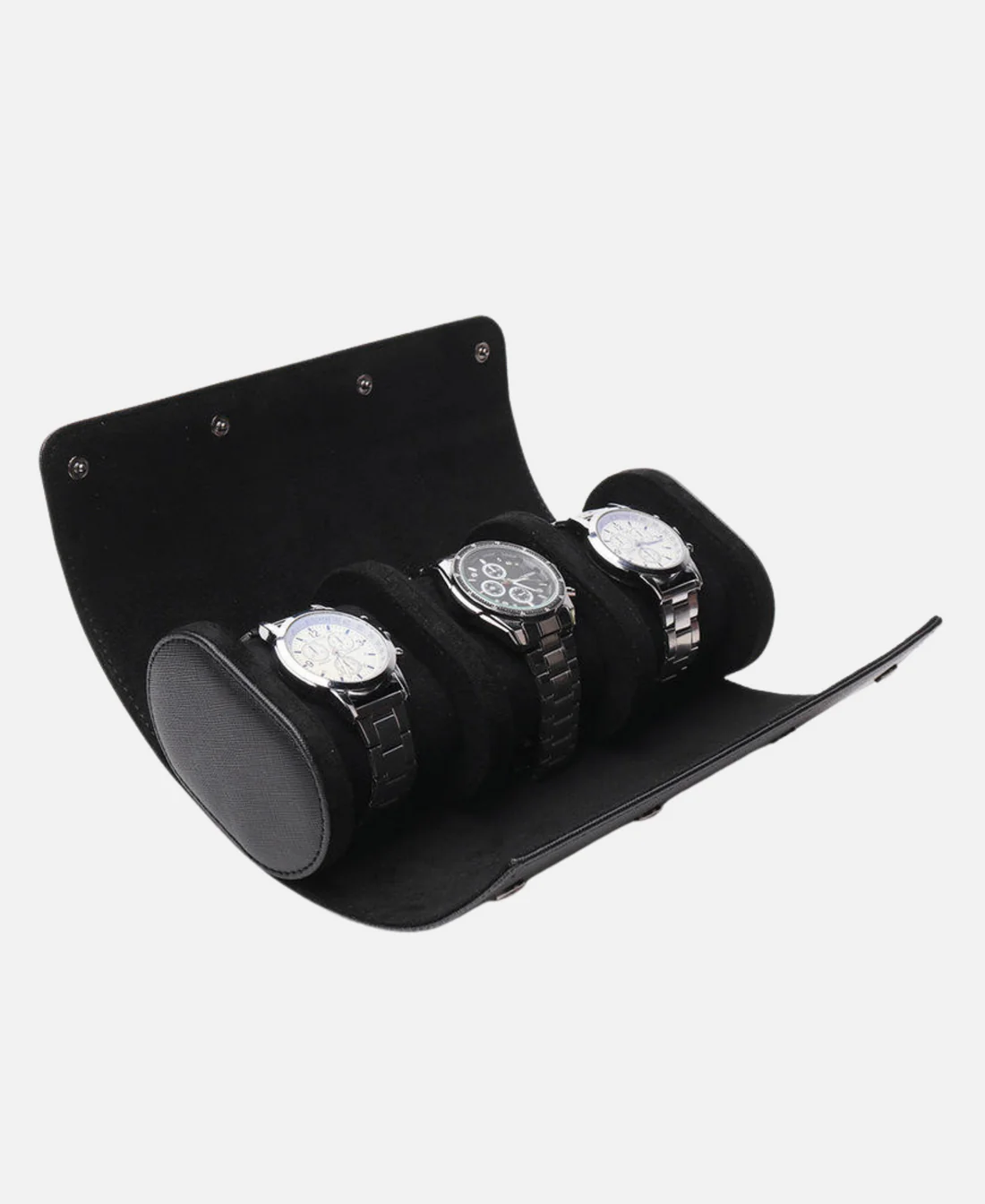 SAPIÊN® Premium Leather Triple Watch Roll